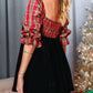 BC Tartan Plaid Baby Doll Dress with Bows