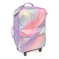 Metallic Striped Butterfly Carry-On Luggage