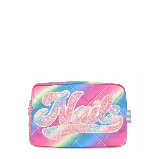 'Nails' Ombre Quilted Pouch