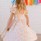 Olivia Dress in Primary Rainbow