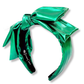 Green Metallic Side Bow Headband