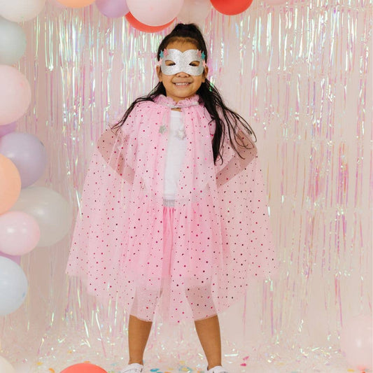 Superhero Cape Kit - Dress Up - Cape - Wand - Mask - Pretend