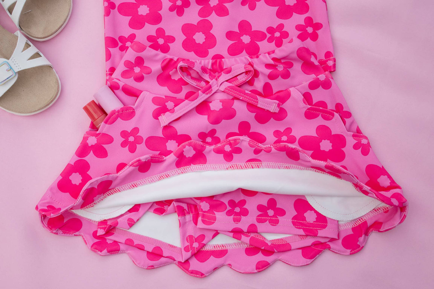 Scalloped Skirt Set- Pretty in Pink