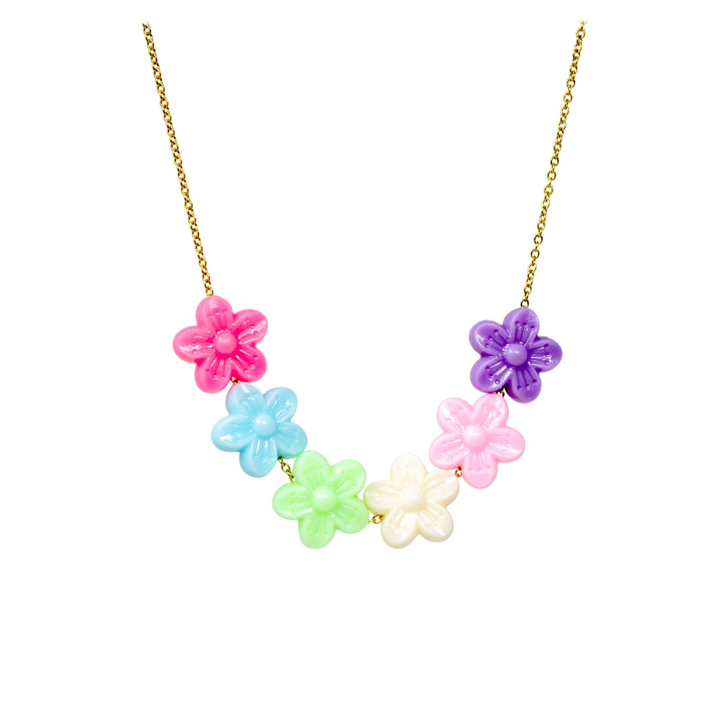 Daisy bead jumbo Necklace