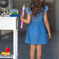 Color Me Pretty Ruffle Sleeve Denim Dress