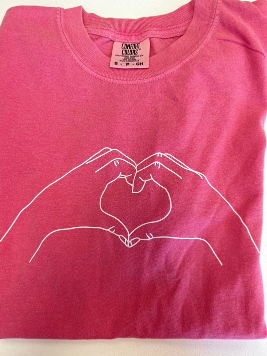 Kind Kids Women Heart Hands Shirt