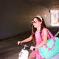 Seashell Teal Tote Bagn