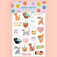 Cat Foil Kids Temporary Tattoos, Bday Party, Activity, Favor