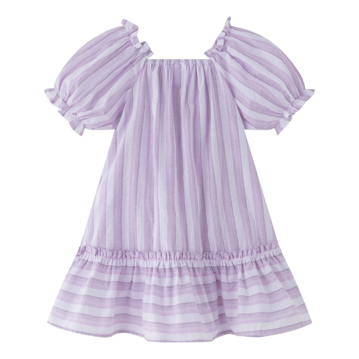 Striped dress for junior girls