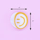 Small Emoji Smiley Face Hair Claw Clips - 4 Pack