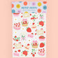Strawberry Sweet Fruit Birthday Party Tattoos, Summer Picnic