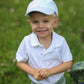 Baseball Hat in Multicolor Seersucker (Kid)