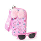 Floral Wristlet Case and Sunglasses