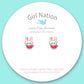 Bunny Mermaid Cutie Stud Earrings