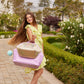 Mermaid Overnight Bag and Shell Cosmetic Bag