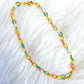 Multicolor Enamel Chain Necklace