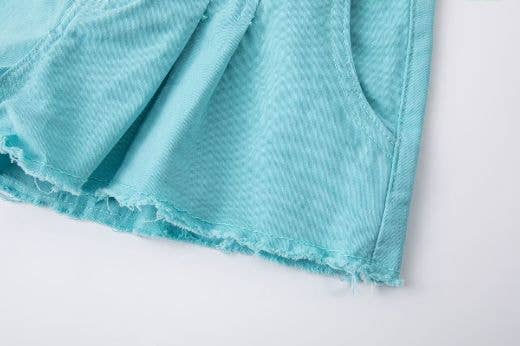 Teal shorts