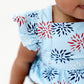 Emmy Romper in Firework | Baby Bubble | 4th of July