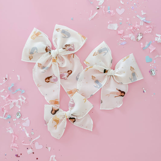 Mermaids, crepe de chine
