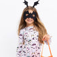 Kids Bamboo Pajamas -Ghouls Night out - Halloween - Coral