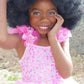 Ombre Pink Sparkle Tulle Dress