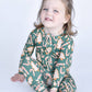 Christmas Cookies Convertible Bamboo Pajamas for Babies, Holiday Family Matching Pajamas, Bamboo PJs