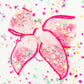 Mesh Shaker Bow - Pretty in Pink