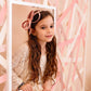 Orchid Butterfly Bow Headband - Ivory
