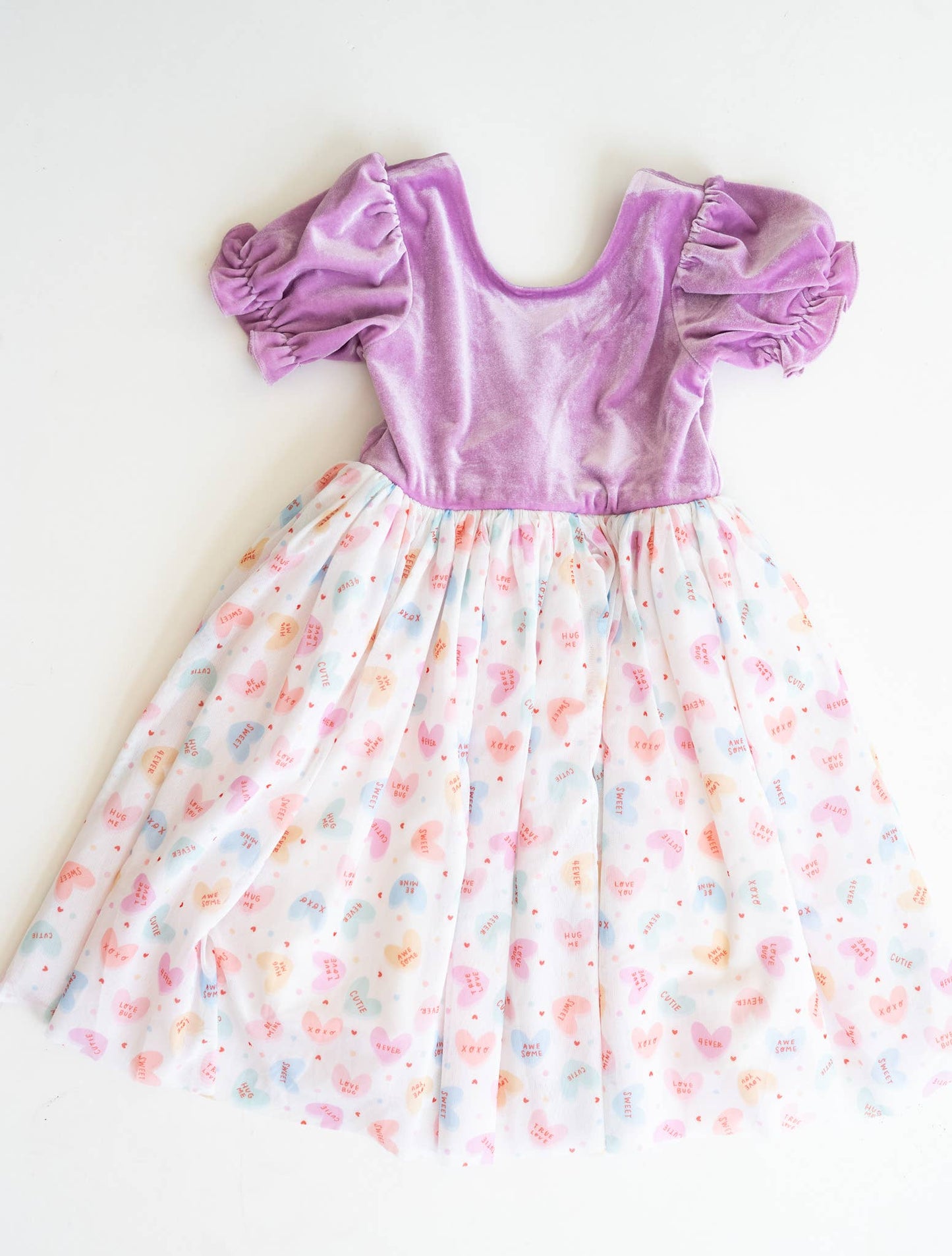 Rose Dress in Candy Hearts