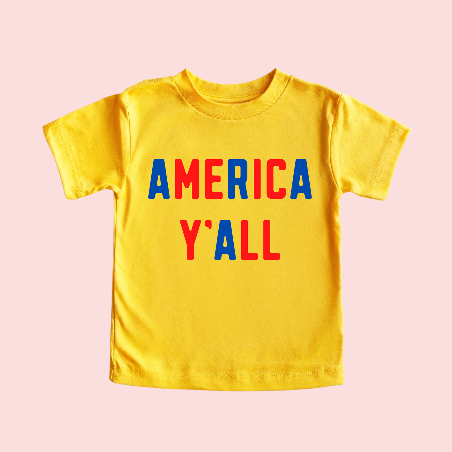 America Y'all Toddler and Youth 4th of July Shirt