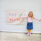 {Rainbow} First Day of School Banner