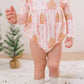 Leah Romper in Gingerbread | Baby Bubble | Christmas