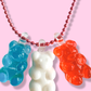 Pop Cutie Gummy Bear Charm Necklace | Patriotic