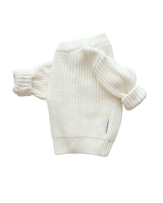 Chunky Knit Sweater | Milk