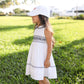 American Flag Bow Baseball Hat (Girls)