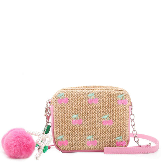 Straw Cherry Crossbody