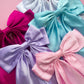 Silky Oversized Ribbon Hair Bow Barrette