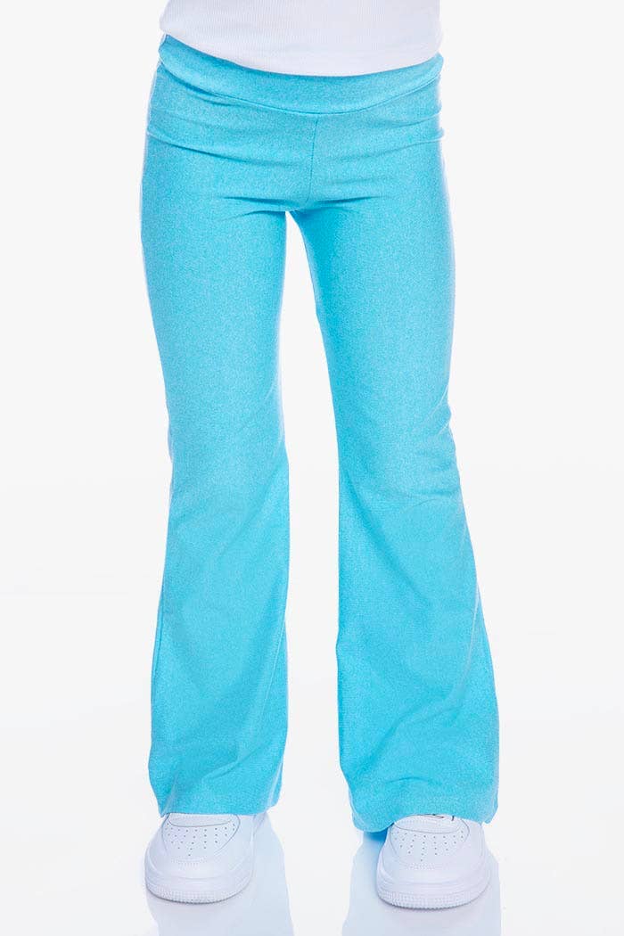 Simply Soft Luxe Flare Legging - Neon Aqua