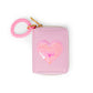 Sequin Heart Spiral Strap Wallet for Kids