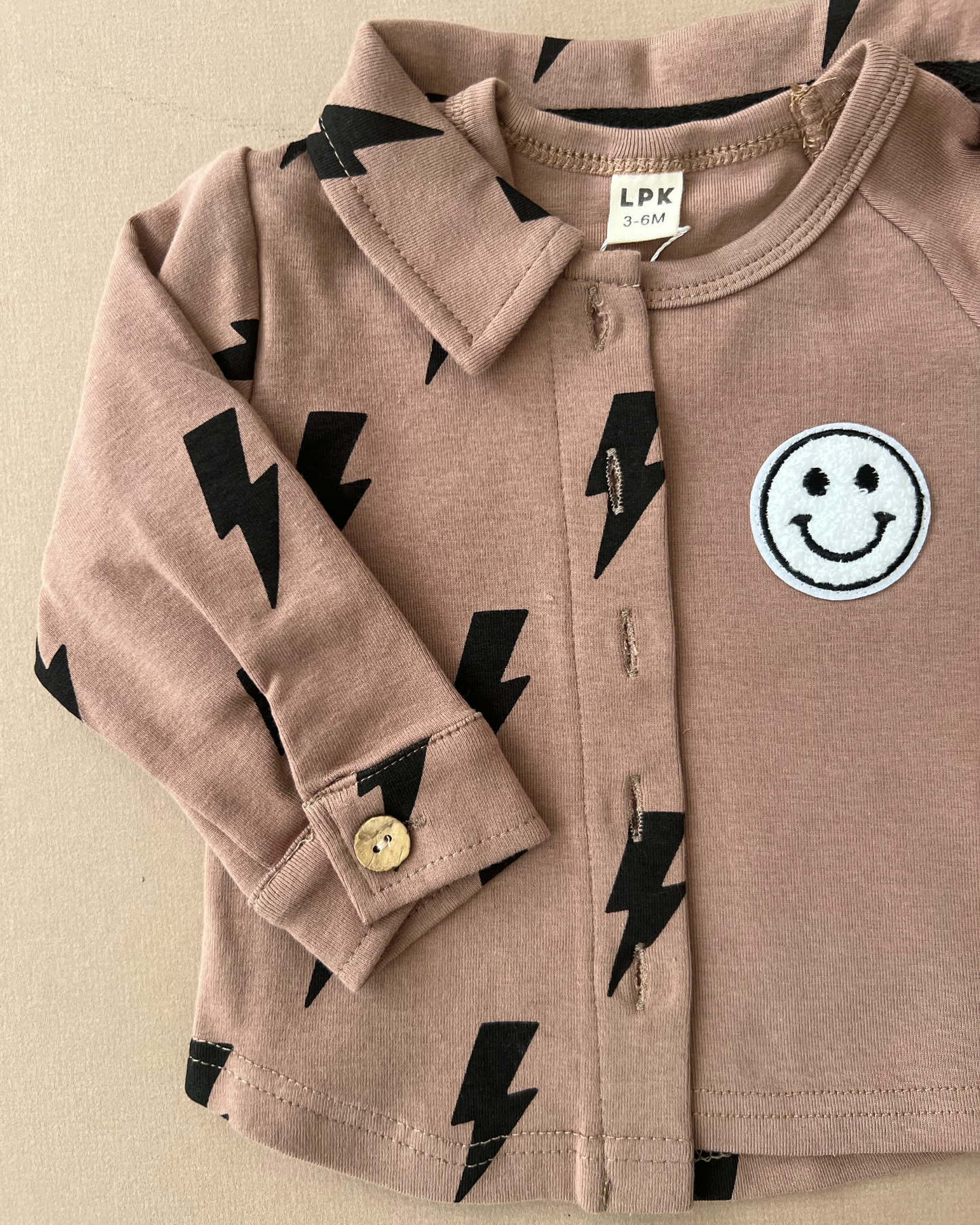 Baby & Kids Fall Clothing Cotton Shacket | Mocha Bolts