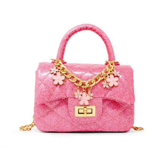Classic Sparkle Top Handle Handbag