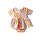 Cotton Peplum Set | Checks & Flowers