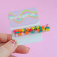 Flower Shop Resin Hair Clips