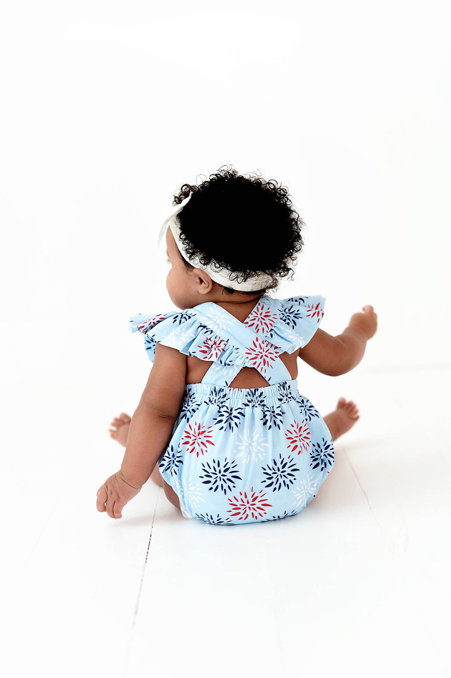 Emmy Romper in Firework | Baby Bubble | 4th of July