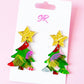 Hand-Painted Acrylic Holiday Art Christmas Tree