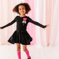 Lollipop Heart | Black Bamboo Long Sleeve