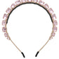 Pink gem headband diamond
