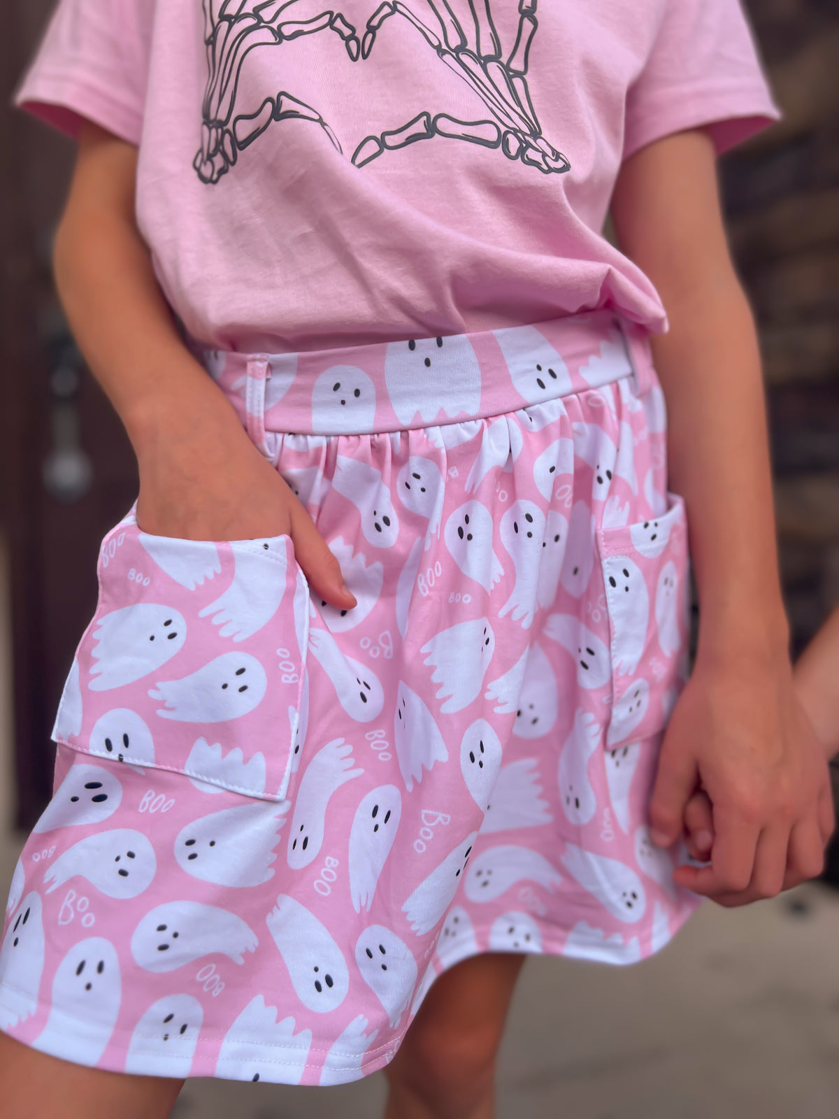 Pink Ghost Skort