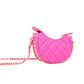 Quilted chain purse