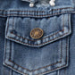 Girl pearl denim jacket